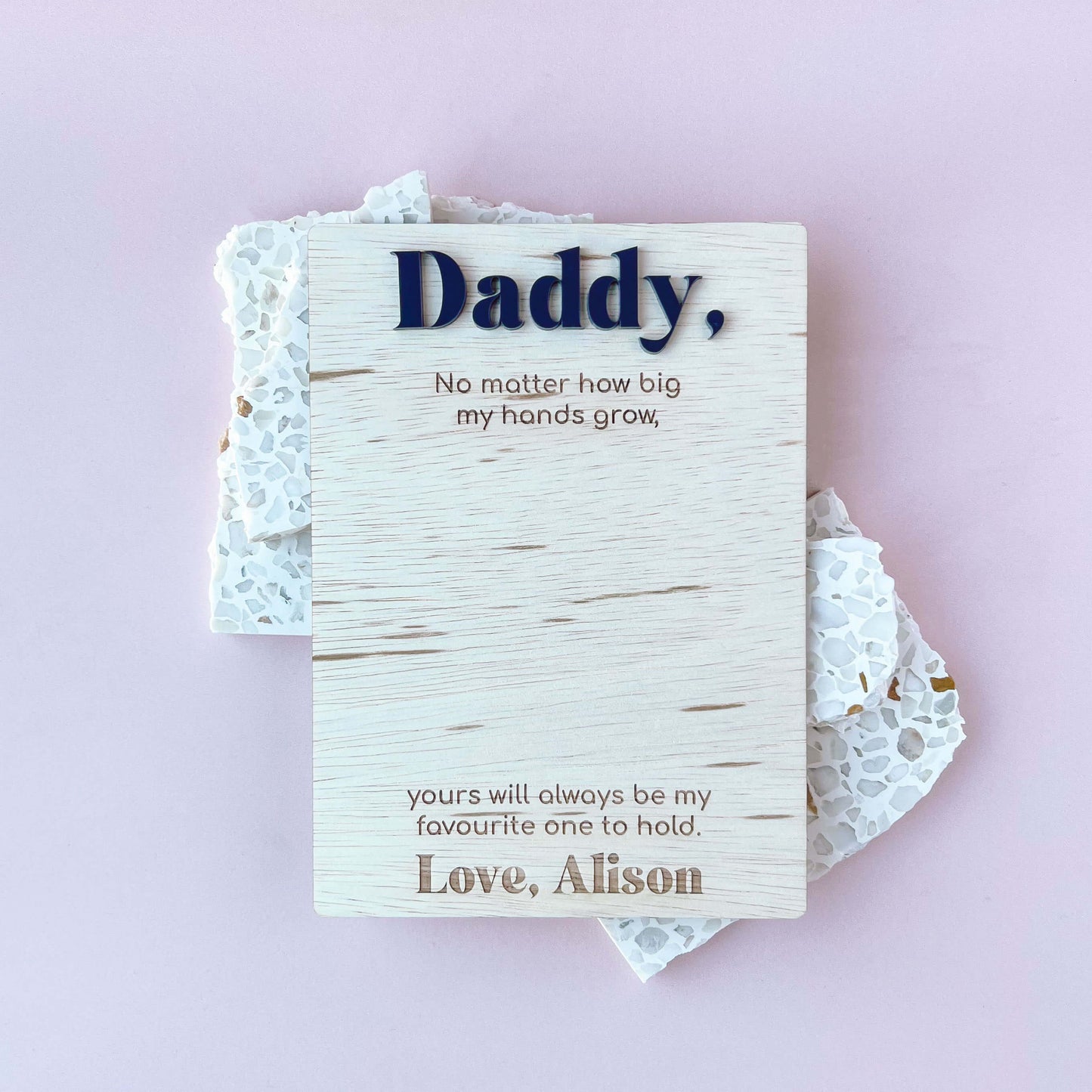 DIY Father's Day Plaque