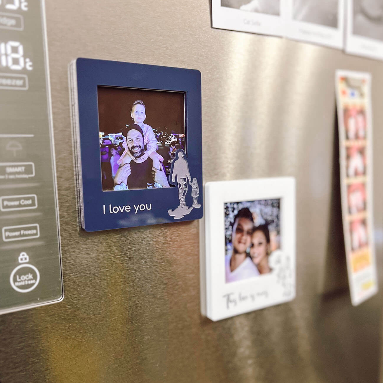 Polaroid Fridge Magnets - Father's Day