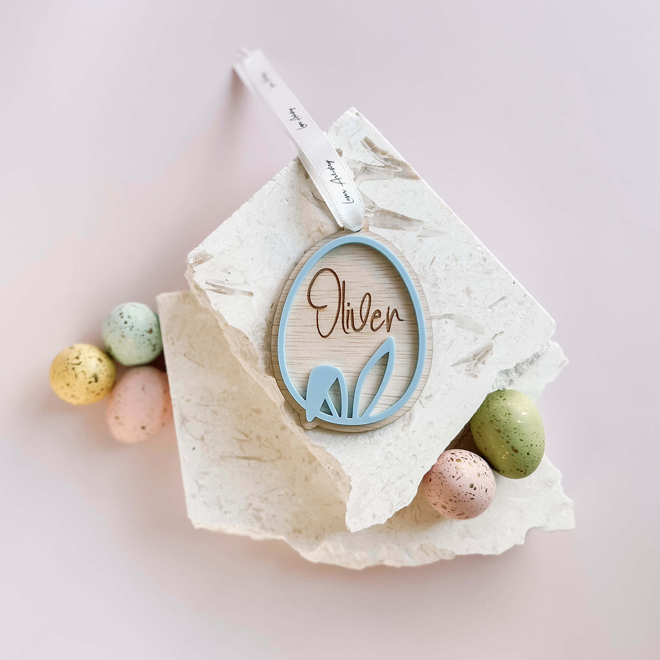 Layered Bunny Ear Easter Tag