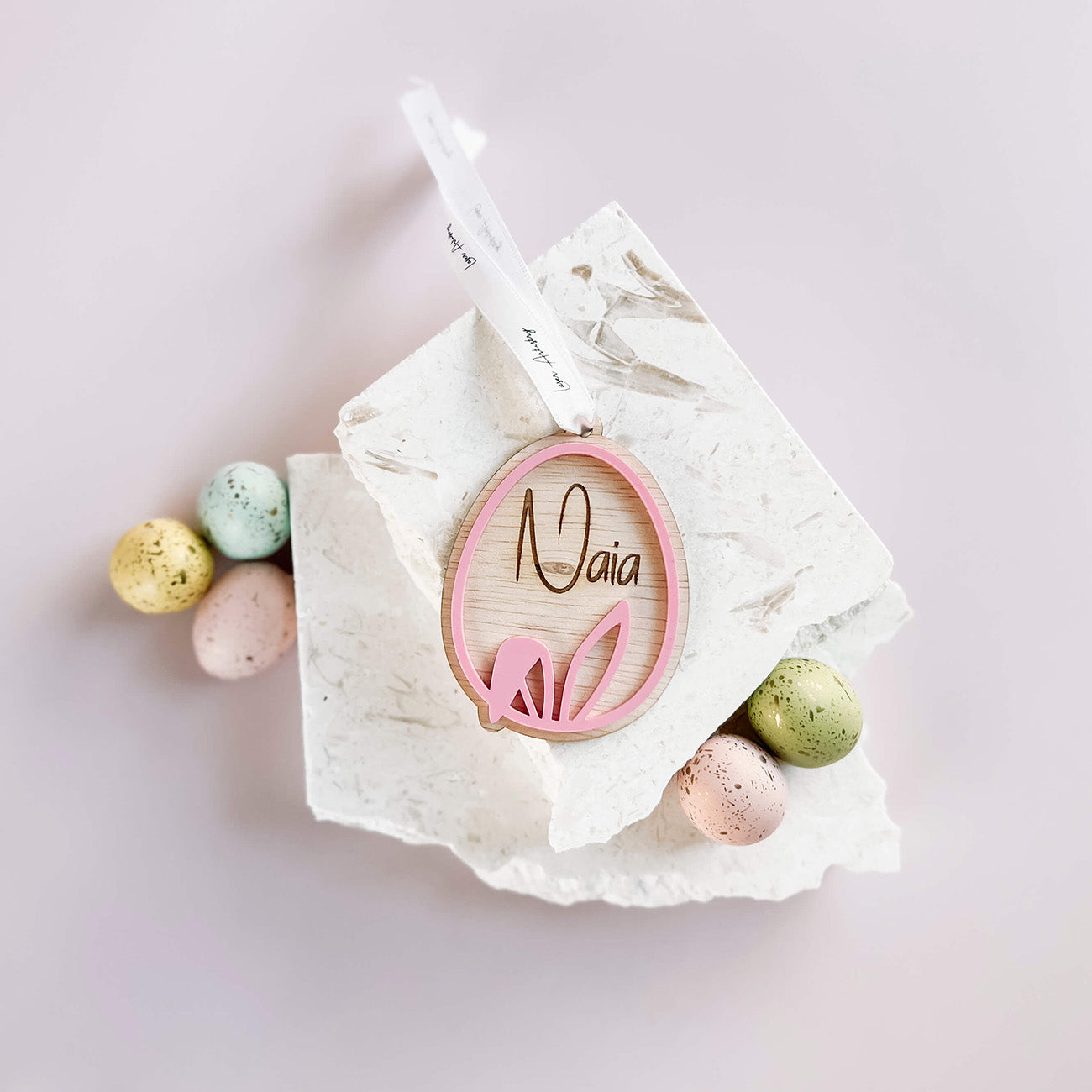 Layered Bunny Ear Easter Tag