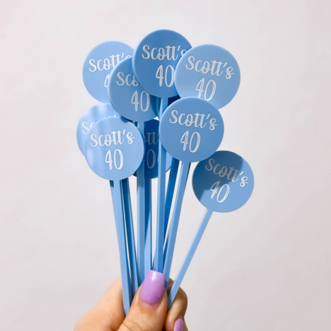 Personalised Drinks Stirrers / Name Stirrers