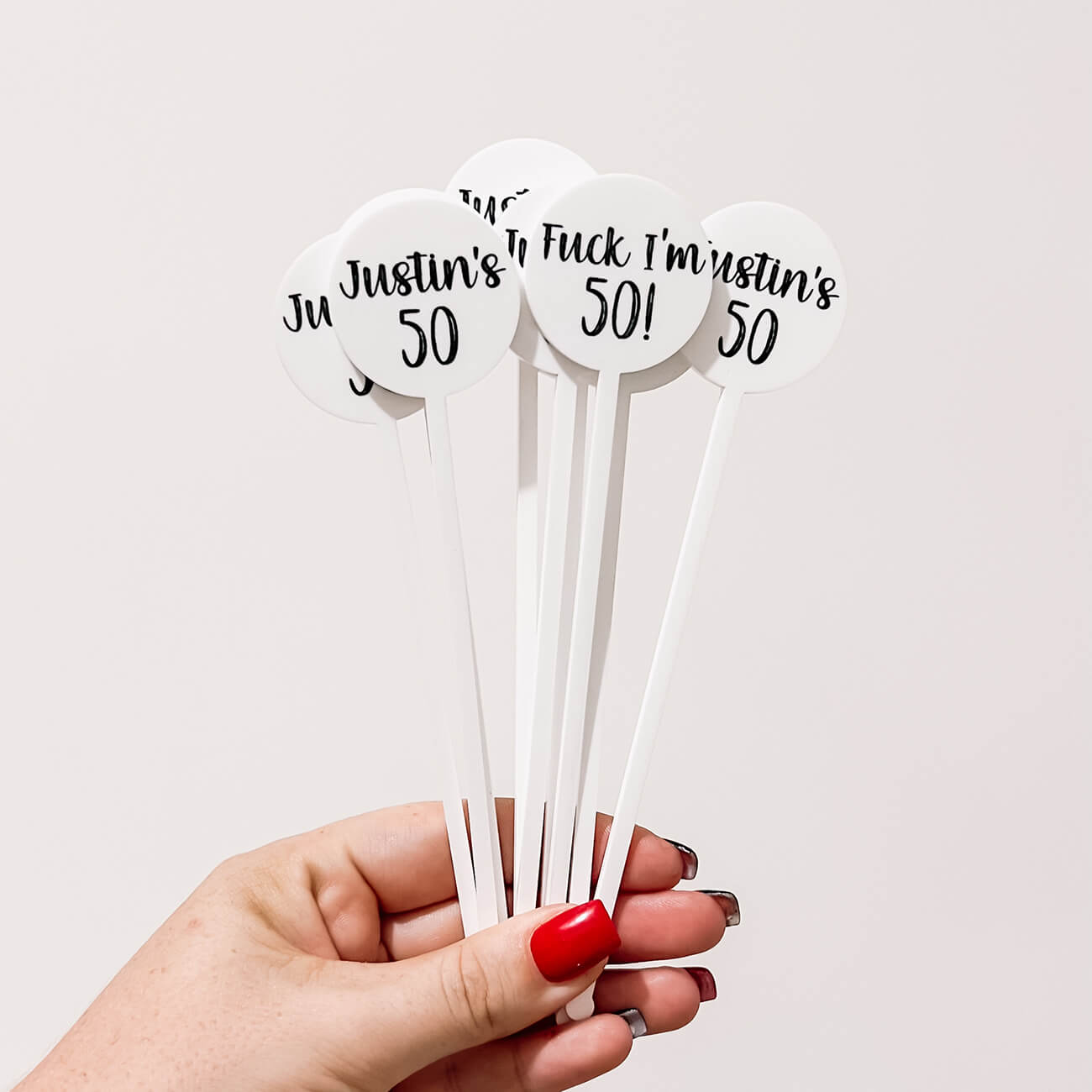 Personalised Drinks Stirrers / Name Stirrers