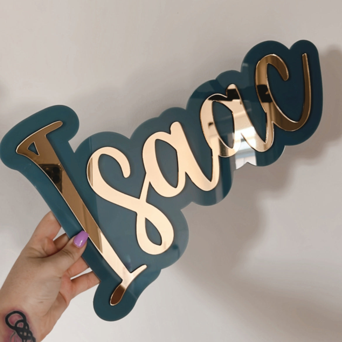 Layered Acrylic Name Sign