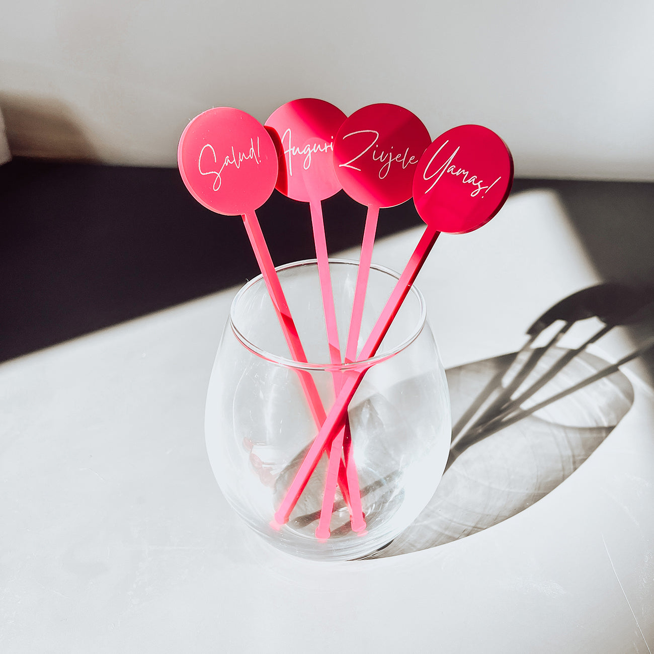 Personalised Drinks Stirrers / Name Stirrers