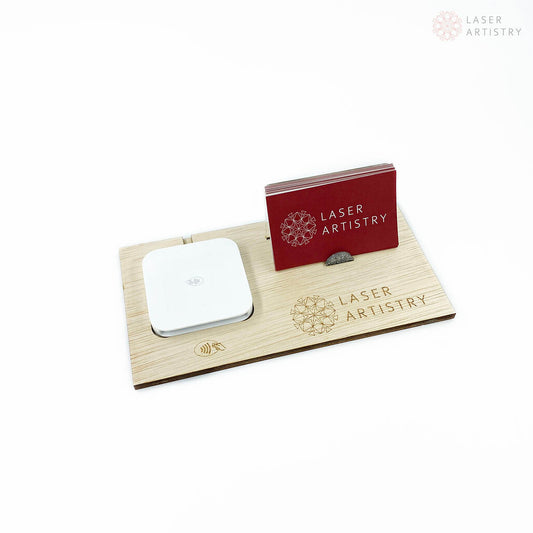 Square Reader Holder with Engraved Logo